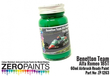 Preview: Benetton Team Alfa Romeo 185T Green Paint 60ml ZP-1263